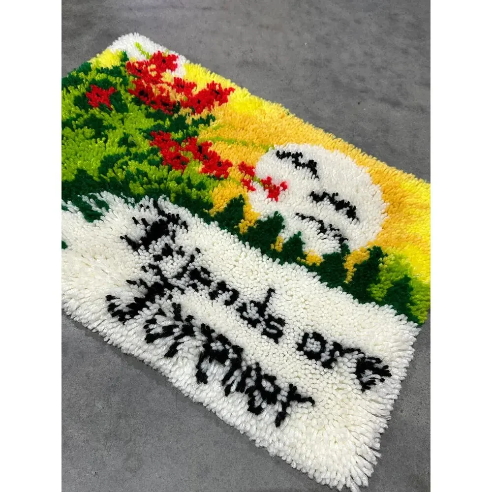 Friends are Forever, Latch Hook Rug, 17x24